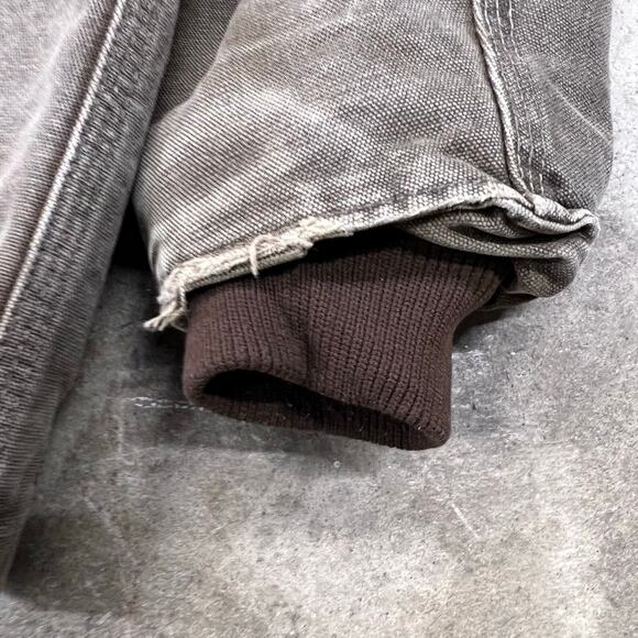 Vintage Carhartt Western Long Santa Fe Chore Coat Jacket Chestnut Mocha Brown M - Picture 14 of 16